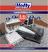 Hefty Extra Large Flexible Tote, 2 Pack with Breathable Mesh, Double Zip Closure for Seasonal Apparel Storage