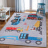 4' 6' SUPERIOR Indoor Kids Rug, Washable, Non-Slip, Toddlers & Babies, Perfect for High Traffic Playroom, Kids Room