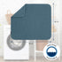 S&T INC. Highly Absorbent Microfiber Dish Drying Mat, Large 16" x 18" Kitchen Counter Pad for Dishes, Tapestry Blue
