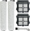 CleanCrafter Brush Rollers and Filters Replacement Compatible with Tineco FLOOR ONE S5 Steam