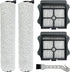 CleanCrafter Brush Rollers and Filters Replacement Compatible with Tineco FLOOR ONE S5 Steam