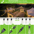 50FT 2500K 25+1 Bulbs, Dimmable Outdoor String Lights with Remote, Garden Patio Decor with Warm White, LED Edison