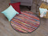 DII Chindi Home Collection Handwoven Multicolor Area Rag Rug, 36" Round by DII