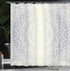 Ambesonne Grey and White Shower Curtain, Culture Mandala Circle Ombre Art Bathroom Decor Set with Hooks