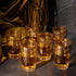 170 ml 6 oz Set 6 Moroccan Glasses Artisan Hand-Made Multipurpose Tea, Coffee and Wine Moroccan, Hot & Cold Tumbler