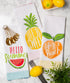 DII Summer Fun Watermelon Collection Dishtowel Set of 3, Hello Summer