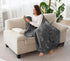 Utopia Bedding Fleece Blanket Throw Size Grey, 300GSM Luxury Soft Microfiber for Couch, Sofa, and Bed (60x50 Inch)