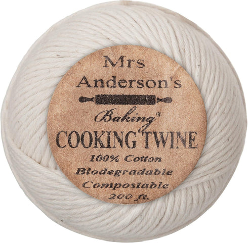Mrs. Anderson’s Baking Cooking Twine, All-Natural Cotton, 200-Feet, Made in America