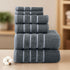 Set 100% 6 Set 2 2 2 Luxury Cotton Towel - Rice Weave Egyptian Cotton Piece with Bath Towels, Hand Towels