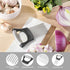 Mumulo Stainless Steel Onion Slicer for Onions, Tomatoes, Eggs, and Vegetables with Protective Cover (Black)