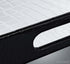 17.5"x12" Home Redefined Silver & Black Glossy Crocodile Faux Leather Serving Tray Beautiful Modern Elegant Decorative