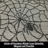 Halloween Tablecloth - Gothic Black Lace Spider Web Table Cover for Masquerade, Dinner Party, 53x68 Inches