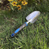 Yellow Gardening Shovel, Digging Trowel for Lawn Planting, Alloy Spade with Rubber Handle