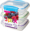 Sistema KLIP IT Accents Collection Food Storage Containers, 6.7 oz./0.2 L, 3 Count, Color May Vary