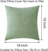 Demetex Green Pillow Covers 18x18, Set of 2 Summer Decorative Throw Pillows for Couch, Soft Corduroy Accent