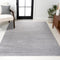 JONATHAN Y Haze Solid Low-Pile Light Gray Indoor Area Rug 3x5, Coastal,Bohemian,Minimalist,Classic,