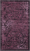 Maples Rugs Pelham Transitional Area Rug 2'6 x 3'10 - Washable Non Slip Indoor Carpet in Wineberry
