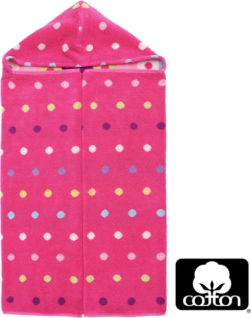 ORIGINAL KIDS 100% -26x50- Hooded Bath Towel Wrap - Cotton Jacquard Reversible Large Hooded Kids Towel - Toddler Shower