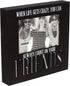Malden International Designs Laser Cut Industrial Expressions Friends Picture Frame, 4x6, Black