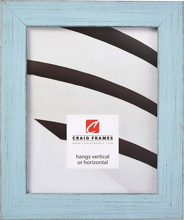 Craig Frames Jasper Picture Frame, 8 x 10 Inch, Country Sky Blue