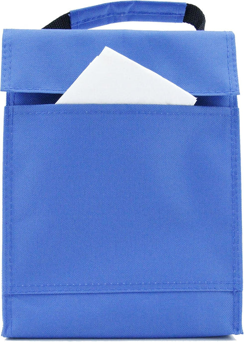 Colorful Hook Lunch Pack - Blue Lunch Cooler Tote Bag