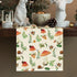 13 72 Inch Mushroom Floral Table Runner Seasonal Spring Kitchen Dining Linen Table Decoration for Indoor Outdoor Home