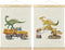 BCUANGD Dinosaur and Construction Truck Wall Decor - Dinosaur Dino Poster Hanger