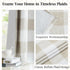 84 Inches Grommet Set White,40"x84"x2 Buffalo Plaid Full Blackout Window Curtains Long Checkered Panels Farmhouse Geo