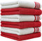 Premium Kitchen Towels, 16”x 28”, 6 Pack, Large Cotton Kitchen Hand Towels, Highly Absorbent Tea Towels Set