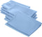 LA Linen 10-Pack Soft Cloth Napkins, 18 by 18-Inch, Washable Reusable, Stain and Wrinkle Resistant, Blue Light