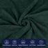 6 Pack Set 13 13 inch, 100% 6PC Set Elegant Comfort Premium Turkish Cotton Washcloths - x Luxurious Hotel Spa Quality