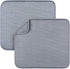 2 Pack Dish Drying Mats for Kitchen, Microfiber Drying Rack Pad, Kitchen Counter Mat - 18X16 Inch