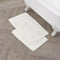 Laura Ashley Ruffle Cotton Bath Rug Set, 2-Piece, Ivory