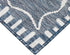 Liora Manne Carmel Low Profile Indoor/Outdoor Woven Rug, Decorative Botanical Dragonfly in Navy, 3'3" x 4'11"