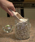 efo Large Wooden Scoop Set of 3 - Rustic Bathsalt Scoop, Multipurpose Wooden Spoon