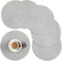 Round Placemats, Classic Woven Heat Resistant Place Mats, Diameter 13.5 inch for Kitchen Table Set of 6