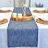 14"x48" Coffee Table Runner Modern Kitchen Cotton Table Cloth Strip with Decorative Stitched Edge Dresser Scarf Dining
