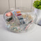 Martha Stewart Brody Divided Lazy Susan Organizer - 5 Removable Bins, 12 Inch, Clear Plastic Rotating Storage