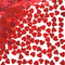 Red Love Heart Table Confetti, Valentines Day Party Foil Metallic Sequins Decorations, 60g