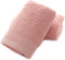 Decorative Cotton Hand Towels for Bathroom Clearance - Hanging Loops (Pink, 2-Pack, 14" x 29")