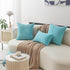 Home Brilliant 12x20 Teal Rectangle Pillow Covers, Decorative Lumbar Pillow Cover for Couch