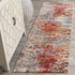 SAFAVIEH Valencia Collection Runner Rug - 2'3" x 10', Multi, Boho Chic Distressed Design, Non-Shedding & Easy Care