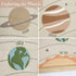 16 24 Inch Bon et Beau x Embroidered Solar System Wall Decor Framed with Wood Hanger - Outer Space Planets Poster