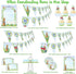 Peter Rabbit Water Bottle Labels - 20 Pack for Rabbit Party Decorations - Blue Bottle