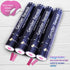 4 100% Gender Reveal Confetti Cannon Pink Powder Smoke with Non-Toxic, Food-Grade Corn Starch - Safe and Easy