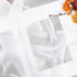 NICETOWN 216 Sheer Canopy Bed Curtains Panels - Home Decoration Sheer Voile Scarf Valance for Wedding (1 Panel, W60 x
