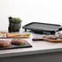 OVENTE Electric Griddle with 16 x 10 Inch Non-Stick Cooking Surface, Adjustable Thermostat for Indoor Grill - Black