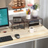 Counter, Deco Brothers Expandable Cabinet Shelf Organizer for Kitchen Cabinet and Bronze