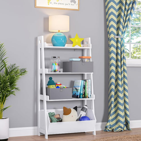 RiverRidge Kids 2pc 10.5in W x 5in H Folding Storage Bin Set - Gray