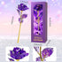 Childom Birthday Gifts for Women - Christmas Purple Rose Gifts for Her Mom, Sweet Artificial Flower for Wife, Grandma